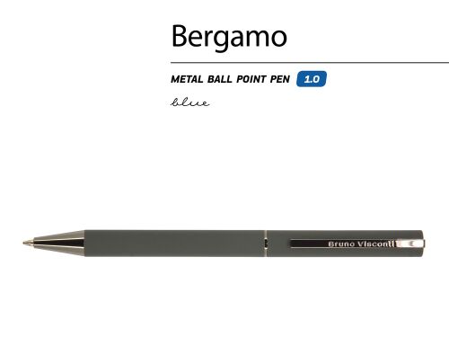 Ручка металлическая шариковая «Bergamo» 2