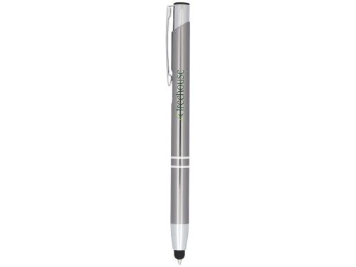 Ручка-стилус металлическая шариковая «Moneta» с анодированным по 3