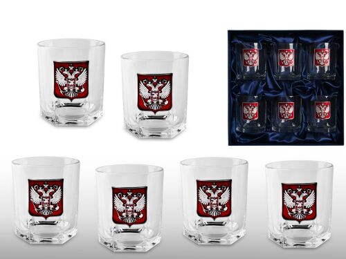 Набор стаканов для виски «Российский стиль» 1