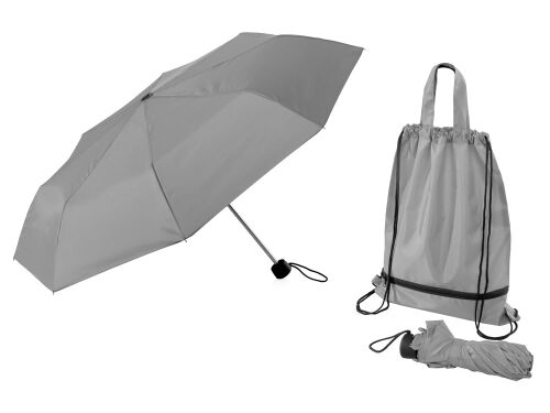 Зонт «Picau» из переработанного пластика в сумочке 8