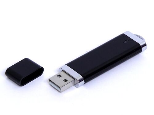 USB 3.0- флешка промо на 128 Гб прямоугольной классической формы 1