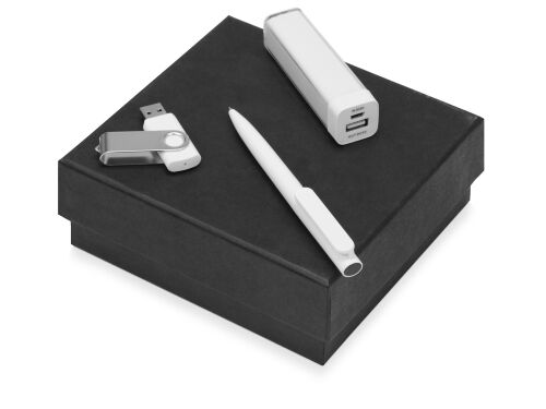 Подарочный набор On-the-go с флешкой, ручкой и зарядным устройст 8