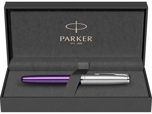 Ручка-роллер Parker «Sonnet Essentials Violet SB Steel CT» 5