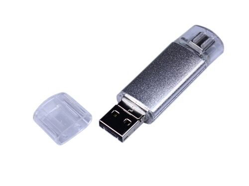 USB 2.0/micro USB/Type-C- флешка на 64 Гб 2