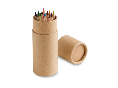Набор из 12 цветных карандашей «CYLINDER» 1