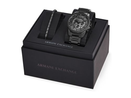 Подарочный набор: часы наручные мужские с браслетом 4