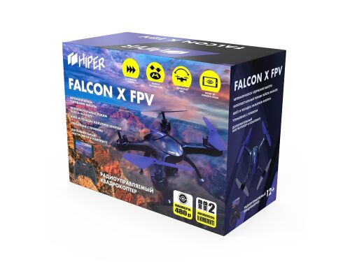 Радиоуправляемый квадрокоптер «FALCON X FPV» 6