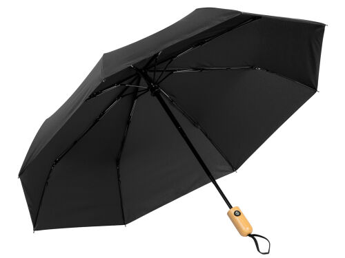 Зонт складной «Lumet» с куполом из переработанного пластика, авт 9