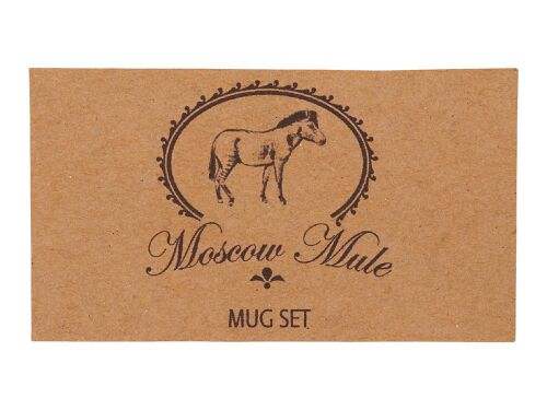 Набор кружек для коктейля с рецептом «Moscow mule» 5