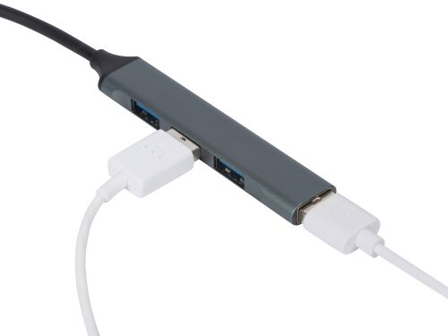 USB-хаб «Link» с коннектором 2-в-1 USB-C и USB-A, 2.0/3.0 5