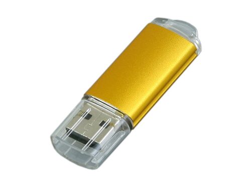 USB 2.0- флешка на 64 Гб с прозрачным колпачком 3