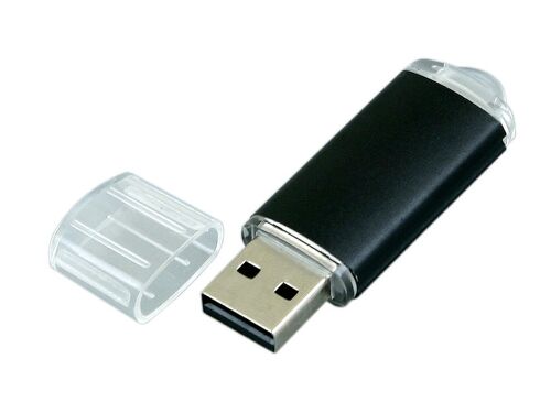 USB 2.0- флешка на 16 Гб с прозрачным колпачком 2