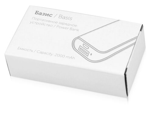 Внешний аккумулятор «Basis», 2000 mAh 4