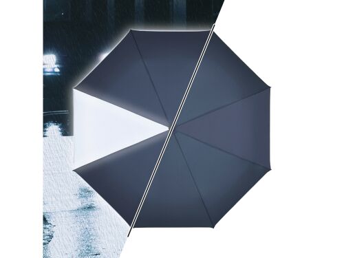 Зонт складной «ColorReflex» со светоотражающими клиньями, полуав 3