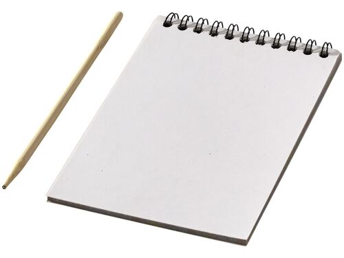 Цветной набор «Scratch»: блокнот, деревянная ручка 1