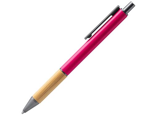 Ручка шариковая металлическая с бамбуковой вставкой PENTA 1