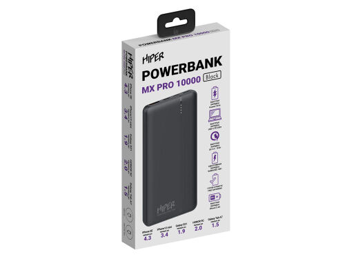 Портативный внешний аккумулятор «MX PRO», 10000 mAh 4