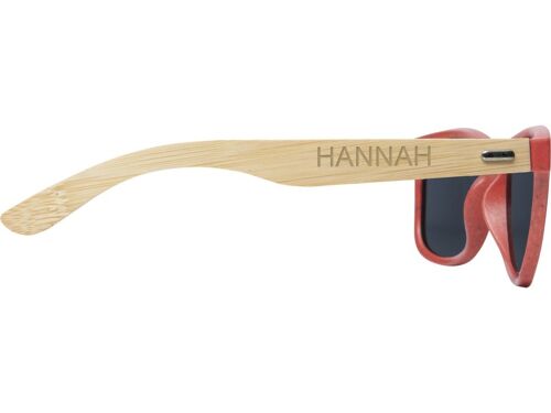 Солнцезащитные очки «Sun Ray» с бамбуковой оправой 5