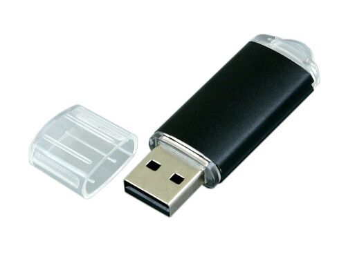 USB 2.0- флешка на 64 Гб с прозрачным колпачком 2