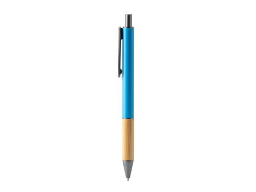 Ручка шариковая металлическая с бамбуковой вставкой PENTA 4