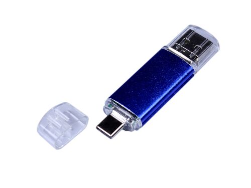 USB 2.0/micro USB/Type-C- флешка на 64 Гб 4