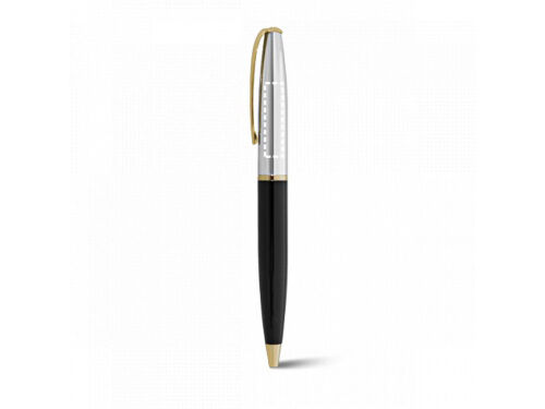 Шариковая ручка из металла с элементами из золота «LOUVRE» 4