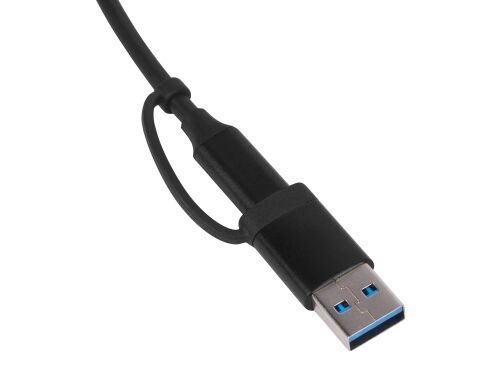 USB-хаб «Link» с коннектором 2-в-1 USB-C и USB-A, 2.0/3.0 4