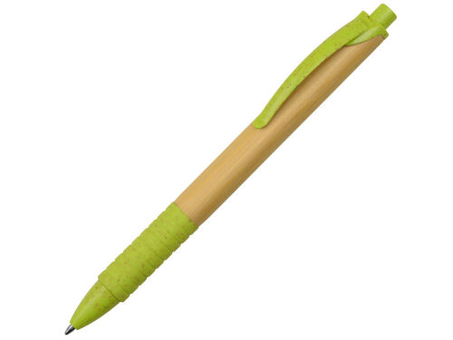 Ручка из бамбука и переработанной пшеницы шариковая «Nara» 1