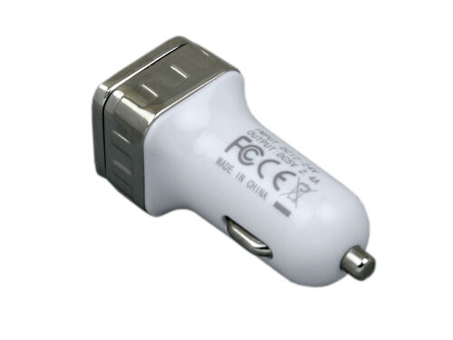 Квадратная автомобильная зарядка на 2 USB-порта 3