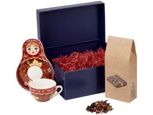 Подарочный набор: чайная пара, чай Глинтвейн 8