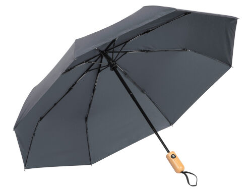 Зонт складной «Lumet» с куполом из переработанного пластика, авт 9