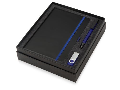 Подарочный набор «Q-edge» с флешкой, ручкой-подставкой и блокнот 9