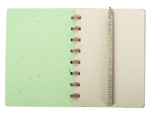 Блокнот А6 с бумажным карандашом и семенами цветов микс 2
