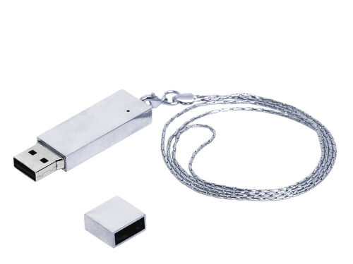 USB 2.0- флешка на 8 Гб в виде металлического слитка 2