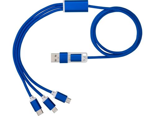 Универсальный зарядный кабель 3-в-1 с двойным входом 2