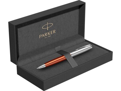 Ручка шариковая Parker «Sonnet Essentials Orange SB Steel CT» 4