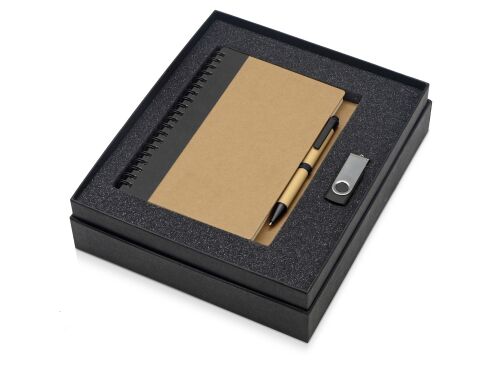 Подарочный набор Essentials с флешкой и блокнотом А5 с ручкой 9