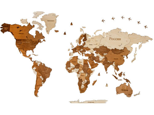 Интерьерная карта мира «World» 15
