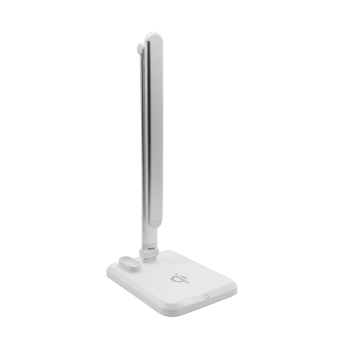 Настольная лампа Geek с беспроводной зарядкой (белый) 2