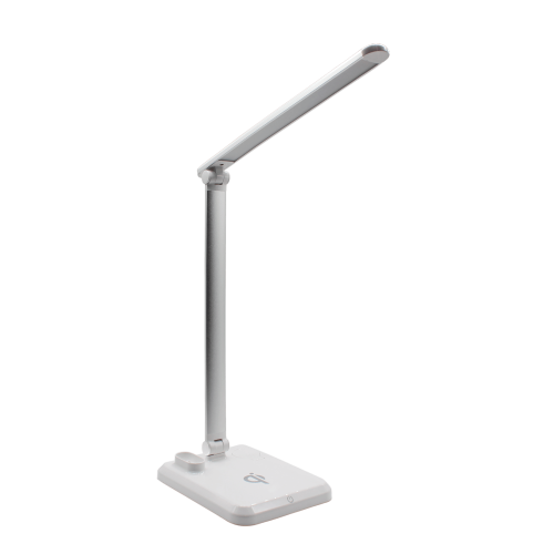 Настольная лампа Geek с беспроводной зарядкой (белый) 1