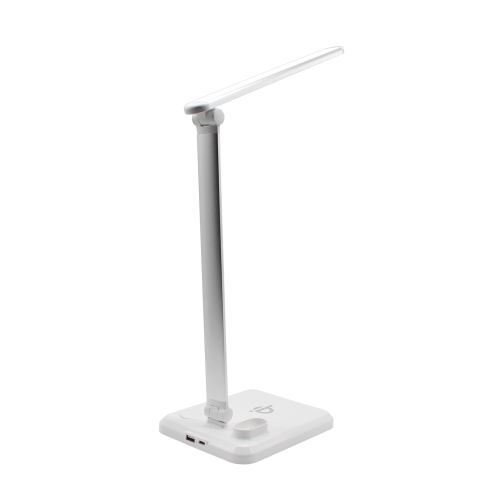 Настольная лампа Geek с беспроводной зарядкой (белый) 3
